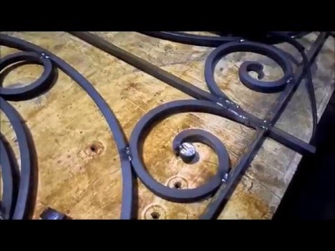 Видео: Кованные ограждения  ХОЛОДНАЯ КОВКА...Forged fences cold forging