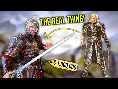 Видео: Ношение настоящей брони «Властелина колец» за 1 000 000 долларов в мастерской WETA