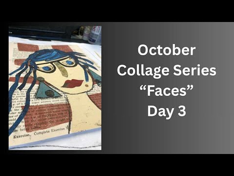 Видео: Октябрьская серия коллажей «Лица» — день 3