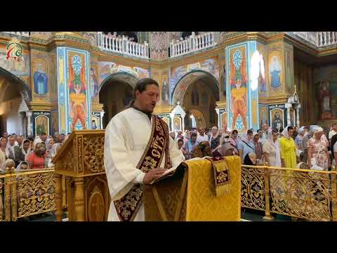 Видео: Апостол на Литургии - Преображенский собор Почаевской Лавры