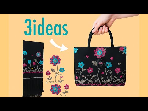 Видео: Никто не мог представить такую трансформацию удивительные идеи использования старых шарфов