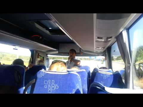 Видео: 10.07.2013, Турция, экскурсия на Памукале, сопровождающий нас гид рассказывает о Турции