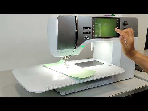 Видео: BERNINA 735 - швейно-вышиальная машина.