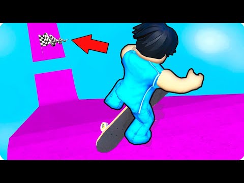 Видео: 😁ОББИ НО Я НА СКЕЙТБОРДЕ В РОБЛОКС! ШЕДИ ROBLOX Skateboard Obby