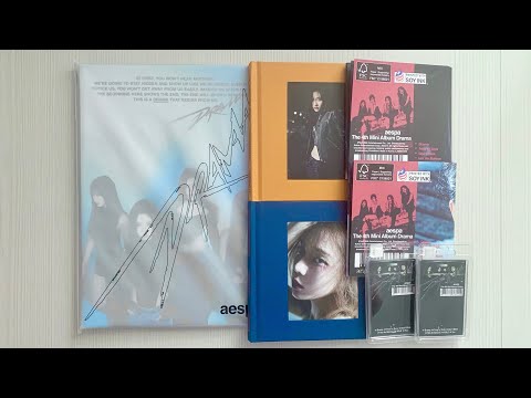 Видео: Распаковка альбома Aespa / Unboxing album Aespa Drama (Drama, Sequence, Scene, SMini ver.)