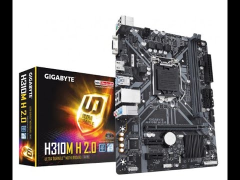 Видео: Обзор материнской платы Gigabyte H310M H 2.0 (s1151, Intel H310, PCI-Ex16) из Rozetka