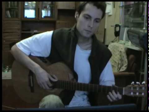 Видео: Течёт река Волга. На гитаре