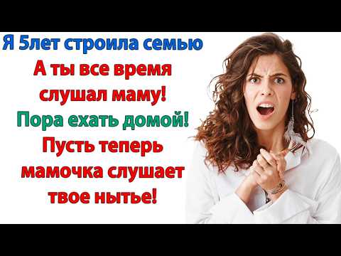 Видео: Как ты могла его выгнать? Мальчик переживает! орала свекровь. Вам пора к малышу! Ответила невестка