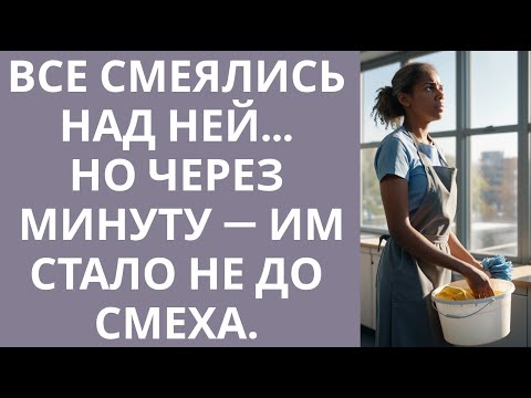 Видео: Все смеялись над уборщицей… но когда приехал босс, все замолчали