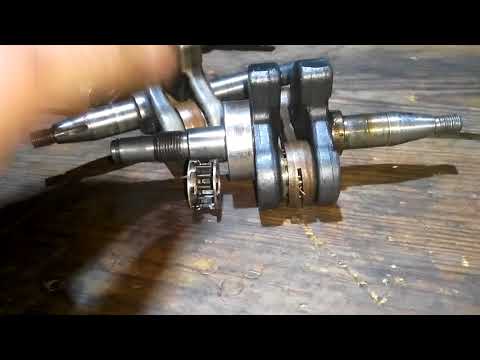 Видео: Неисправности коленвала бензопилы