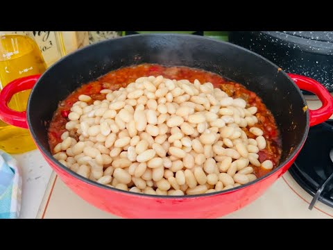 Видео: Как варить фасоль? | Мясное блюдо из фасоли | Включить субтитры 👉⚙🌏