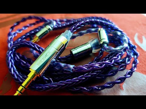 Видео: NiceHCK PurpleSE FURUKAWA – восьми жильный чисто медный кабель.