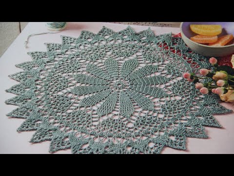 Видео: НЕЖНАЯ и КРАСИВАЯ САЛФЕТКА. ЛЕГКО и ПРОСТО СВЯЖЕМ ВМЕСТЕ! СХЕМА. 1 часть.