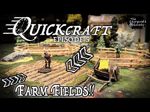 Видео: Как быстро и легко построить ФЕРМЕРСКИЕ ПОЛЯ для D&D!! (Quickcraft, Эпизод 5)