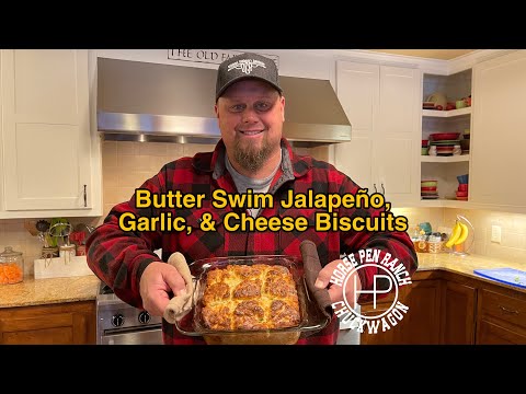 Видео: Печенье «Баттер Свим» с халапеньо, чесноком и сыром