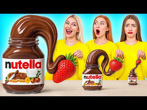 Видео: Большая, Средняя или Маленькая Тарелка Челлендж | Кто Победит в Кулинарной Битве Bubba DO Challenge