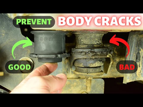 Видео: Трещины на панелях кузова Isuzu Mu-x и D-max + Модернизация креплений кузова — Как предотвратить ...