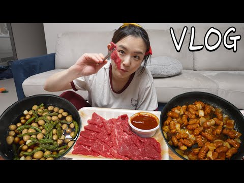 Видео: Приготовление простых блюд, сашими из говядины с соджу!!ㅣHamzy Vlog