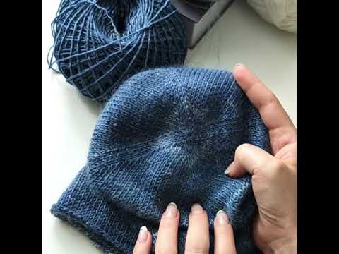 Видео: Шапка-бини тунисским крючком