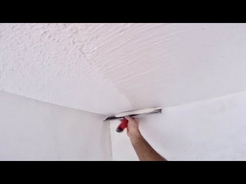 Видео: Как покрасить потолок шпаклевкой для начинающих!