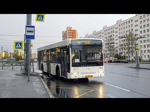 Видео: Автобус, маршрут №12 (объезд по Подвойского) Волжанин-5270-20-06 "СитиРитм-12" б.1113 (08.05.2022)
