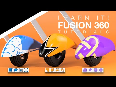 Видео: Autodesk Fusion 360 — Учебное пособие по моделированию твёрдых тел, поверхностей и форм — Обтекат...