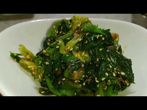 Видео: шпинат по корейски