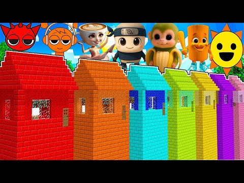 Видео: ВЫБЕРИ ПРАВИЛЬНЫЙ РАЗНОЦВЕТНЫЙ ДОМ ВСЕ ВИДЫ СПРУНКОВ И БЕЙБИ МЕМЫ БРЕЙНРОТ В МАЙНКРАФТ