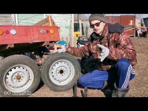 Видео: Колеса R13 на Мотоблок Патриот. Часть 2