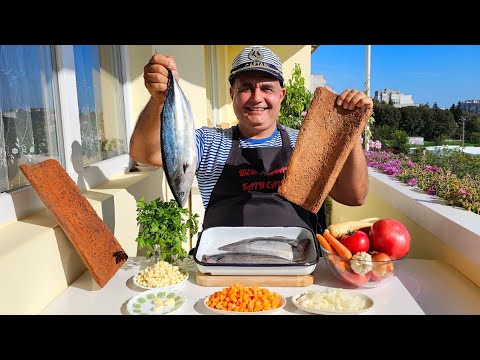 Видео: Паламуд в керемида! Вкусна риба със зеленчуци! Става превъзходна!