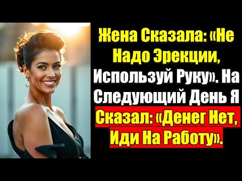 Видео: Жена Сказала: «Не Надо Эрекции, Используй Руку». На Следующий День Я Сказал:Денег Нет, Иди На Работу