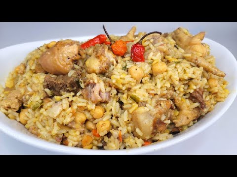 Видео: Гайанский🇬🇾 рис для приготовления с колотым горохом/нутом | рецепт