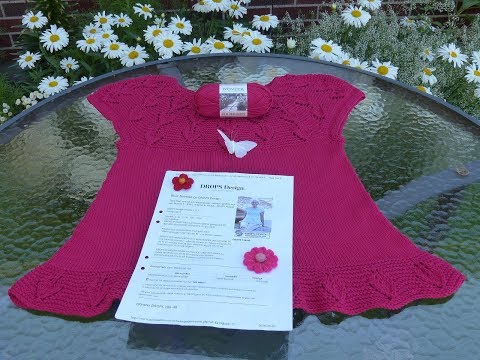 Видео: Летний топ Blue Sparkle от DROPS Design