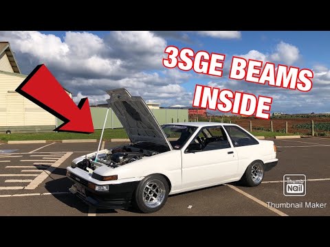 Видео: Двигатель BEAMS 3SGE на AE86 Trueno