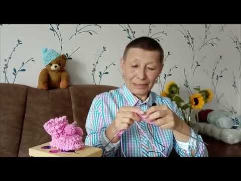 Видео: Мастер-класс - милейшие пинетки для малышей!  #медведьвяжет #медведьвносках