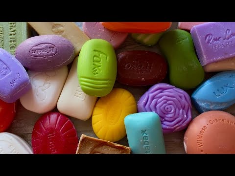 Видео: ASMR Soap cutting | Soap Carving|Резка мыла  | ASMR