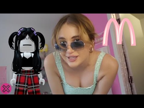 Видео: Даша Джакели покупает Макдональдс | Реакция на Дашу Джакели от Алены в Роблокс