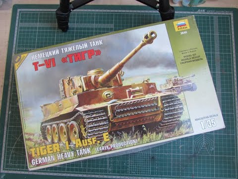 Видео: Немецкий тяжелый танк PzKpfw VI "Tiger" Ausf. E (1/35)