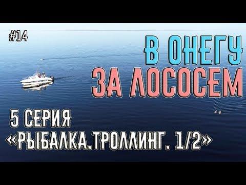 Видео: Поход на катере из Питера в Онежское Озеро за лососем. 5 серия "Рыбалка. Троллинг. [1/2]". #14