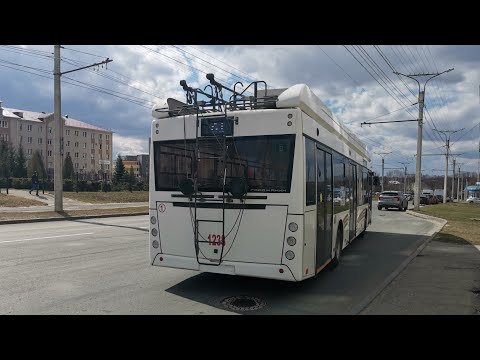 Видео: Междугородний троллейбус ! Маршрут № 61 "Чебоксары - Новочебоксарск".