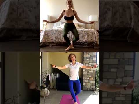 Видео: Трансляция Веры Брежневой с тренером // 23 апреля