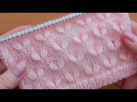 Видео: Сама нежность👍 . Узор спицами для детской кофточки, свитера, туники, шапочки.