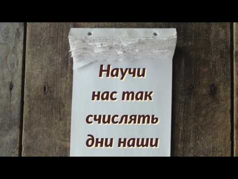Видео: Научи нас так счислять дни наши - Виктор Логвиненко (Псалтирь 89:12)