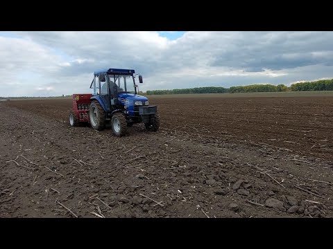 Видео: Сіємо пшеницю. ДТЗ 5404 та сівалка ПОЛІНА 1.8