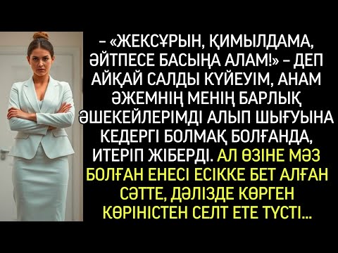 Видео: «Жексұрын, тыныш тұр, әйтпесе ұрам!» — деп айқайлады күйеуі, анамды итеріп жіберген кезде…