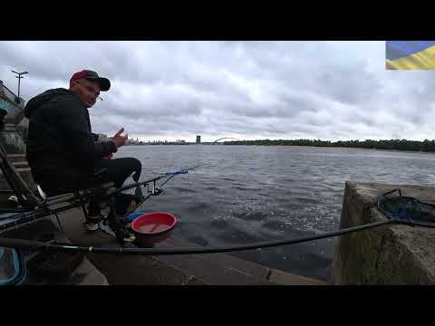 Видео: #рыбалка #фидер #лещ   Городской фидер! Рыбалка .Набережная Днепра 2023