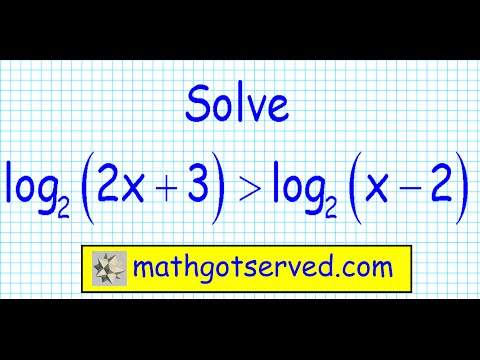 Видео: Решение логарифмических неравенств. Как решить mathgotserved