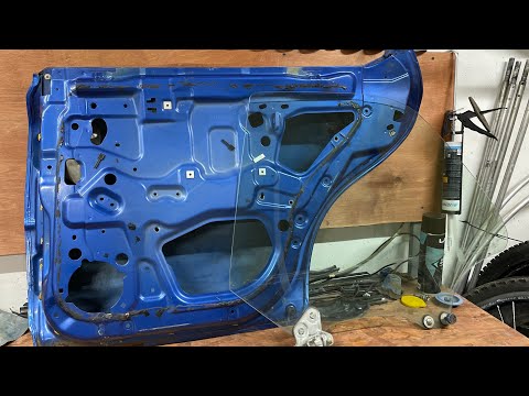 Видео: Самый полный разбор двери SUBARU Impreza GC8 1998 года 1 поколение. Как снять/заменить стекло двери