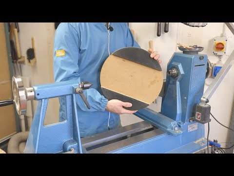 Видео: Полное видео повторной установки салатницы грубой формы на токарный станок.