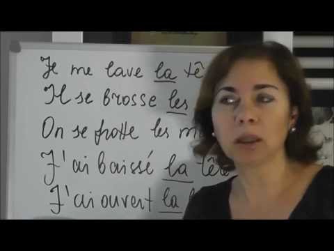 Видео: Французский с нуля, артикль перед частями тела